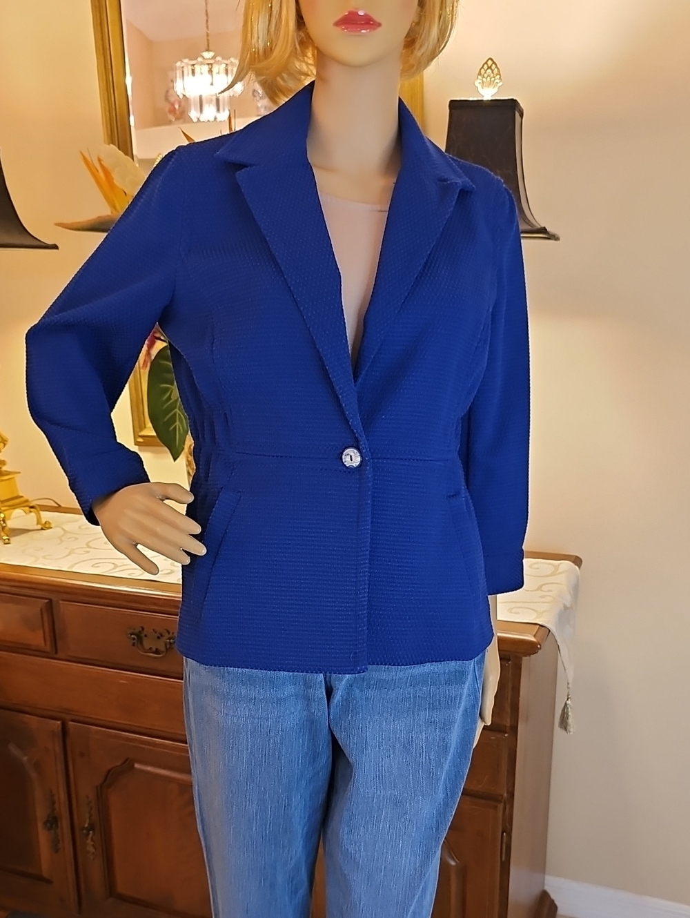 Joan Rivers Classic Pique' Jacket
